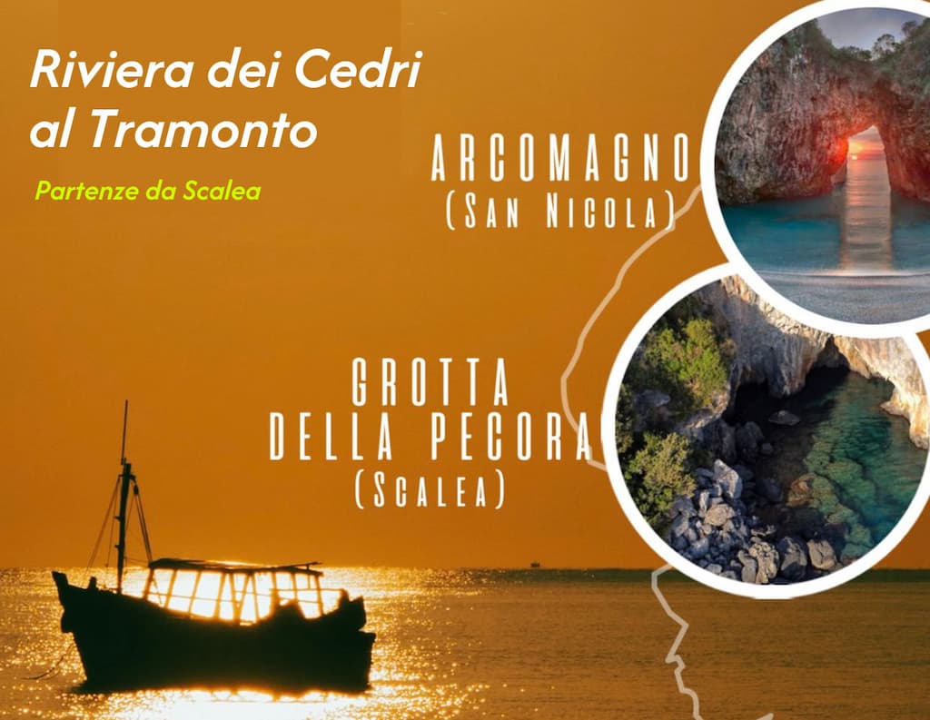 Tour al tramonto nella Riviera dei Cedri
