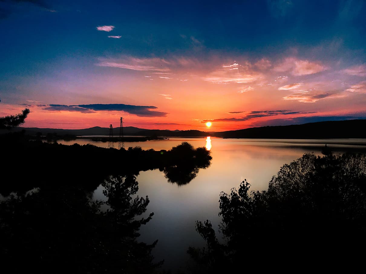 Tramonto sul Lago in Sila