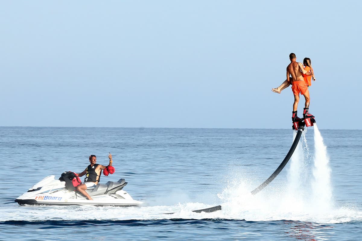 Flyboard nella Costa degli Aranci